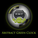 Abstract Green Clock LWP