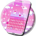 Keyboard Color Pink Theme