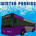 Bus winter parking - 3D game