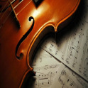 シンプルなバイオリン