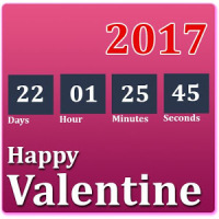 Valentine Day's Countdown 2017