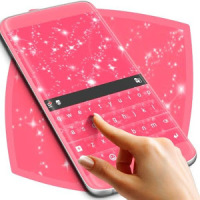 Pink Sparkle Keyboard Theme