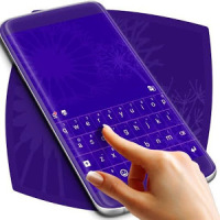 Violet Print Keyboard