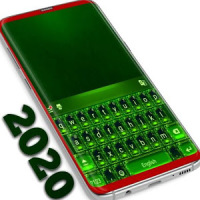 Teclado verde del tema