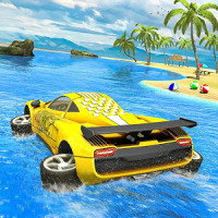 agua carrera de coches flotantes