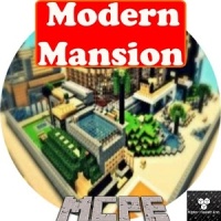 Luxury mansion map for Minecraft PE