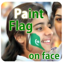 Paint Flag On Face