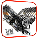 Motor V8 3D Fondos Animados
