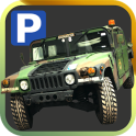 militar camionista Parking Sim