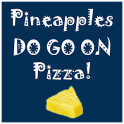 Pineapple does go on pizza!