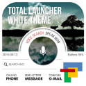 WHITE total launcher theme