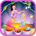 Mermaid birth girls games