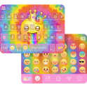 Tie Dye Emoji Keyboard Theme