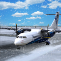 Snow Airplane Landing Sim