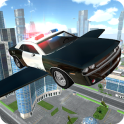 Flying Police Car Driving
