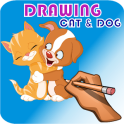How To Draw Cat & Dog