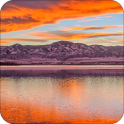Sunset Lake Live Wallpaper HD