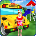 Kids School Trip Bus Game 3D