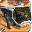 Police Bus Uphill Driving
