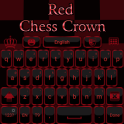 Red Chess Crown Keyboard theme