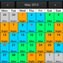 Shift Calendar (Shift Roster)