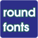 Round fonts for FlipFont