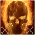 Flaming Skull Theme Skull Fire