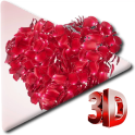 Pétalos de rosa 3D