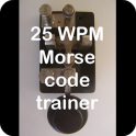 25WPM Amateur ham radio Koch CW Morse code trainer