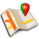 Mapa de Portugal off-line