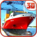 Heavy Crane Cargo Ship Sim 3D