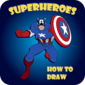 Draw a cartoon superhero