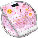 Love Cherry Valentine Emoji Keyboard Theme