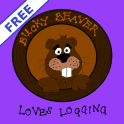 Bucky Beaver Loves Logging