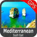 Mediterráneo sur este gps