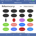 English words with memory game