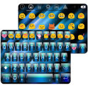 Cool Light Emoji Keyboard Skin