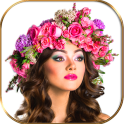 花の冠 画像加工 無料アプリ