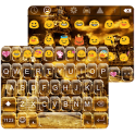 Golden Sky Emoji Keyboard Skin