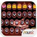 Music Flashes Emoji Keyboard