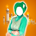 Hijab Frau-Foto-Montage