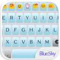 Blue Sky Emoji Keyboard Theme