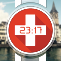 Swiss Flag Watch Face