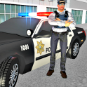 US Police Car Driver