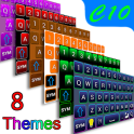 Flashing Keyboard - 8 Themes
