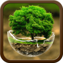 2018HD Green Nature Cartoon Theme for android free