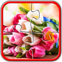 Flowers Jigsaw Puzzles Brain Games for Kids FREE