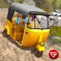 Uphill Tuk Tuk Crazy Rickshaw Game 3D