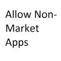 Allow Non Market Apps