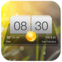 weather and clock widget.⛅